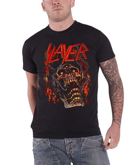 Official Slayer T Shirt Band Logo Repentless Reign In Blood Thrash