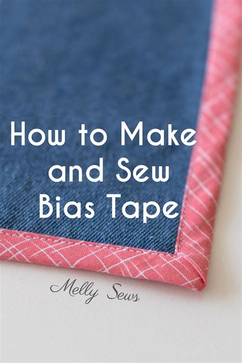 How To Make And Sew Bias Tape Melly Sews