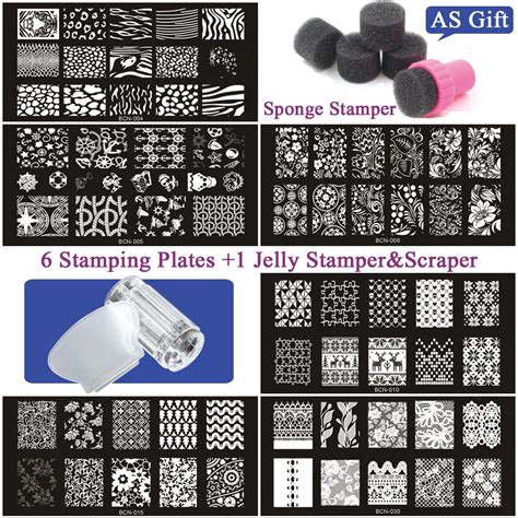 Buy Nail Art Image Stamp Stamping Plates Manicure