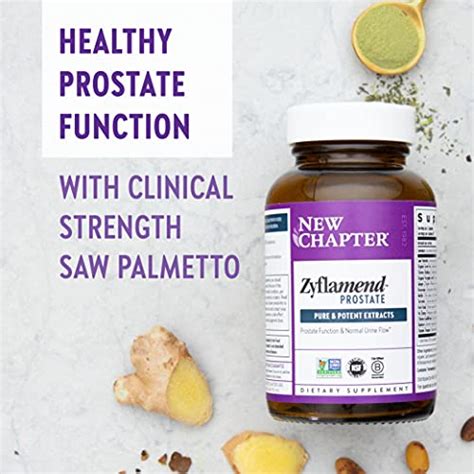 New Chapter Prostate Supplement Zyflamend Prostate With Saw Palmetto Pumpkin Seed Oil