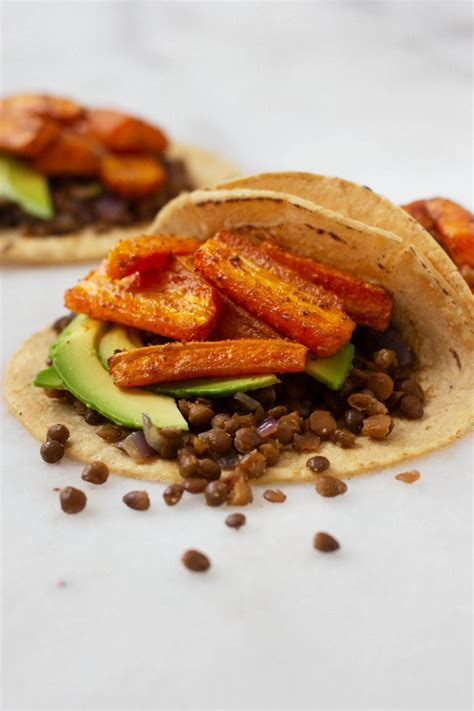 Spice Roasted Carrot Lentil Tacos The Full Helping