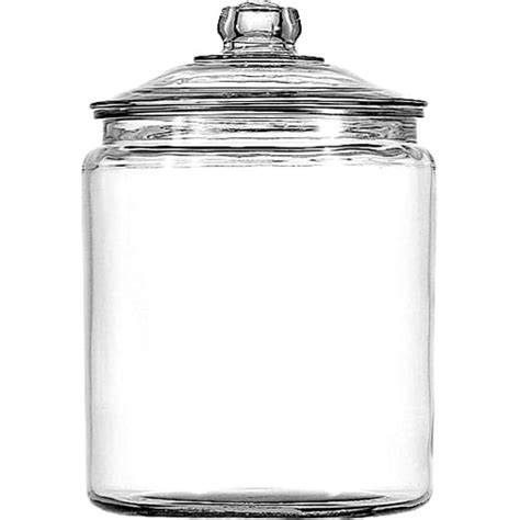 Anchor Hocking Heritage Hill Clear Glass Jar With Lid 2 Gallon