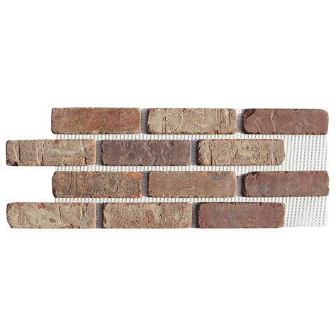 Old Mill Thin Brick Systems 105 In X 28 In Castle Gate Panel Brick