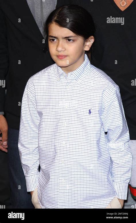 Michael Jacksons Son Blanket Jackson At The Opening Of Michael