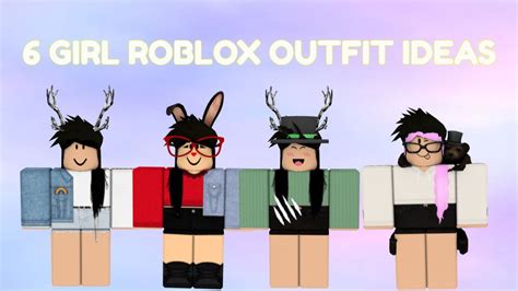 6 Roblox Outfit Ideas Girls Edition Youtube