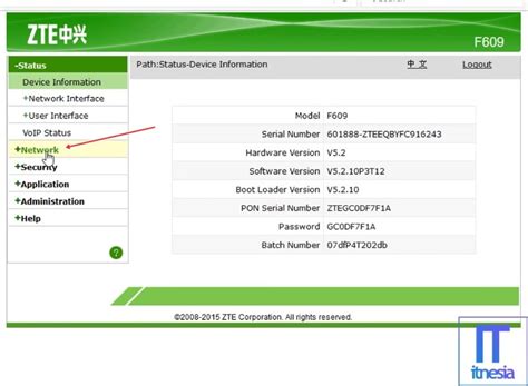 Cara reset password zte f609 indihome « jaranguda from media.jaranguda.com. Username Zte F609 Indihome - Cara Login Modem IndiHome ZTE F609 / F660 Terbaru ... / Pertama ...