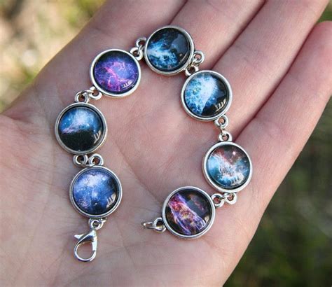 Galaxy Bracelet Galaxy Jewelry Nebula Bracelet Stars Etsy