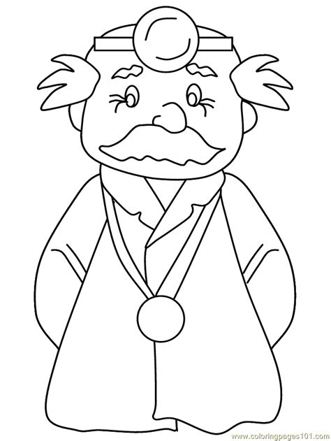 There are 51159 colouring kids art for sale on etsy, and they cost $11.30 on average. A Doctor Coloring Page - Coloring Home