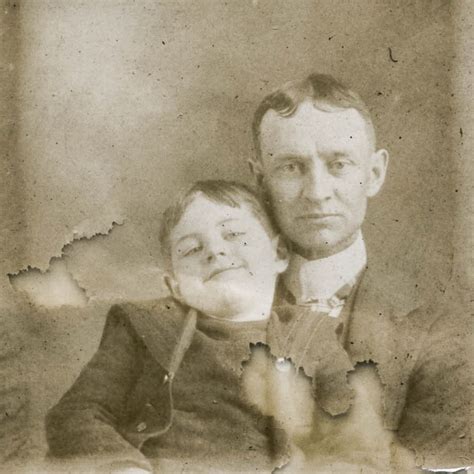 1910 A Tender Moment Between Father And Son Funny Vintage Photos