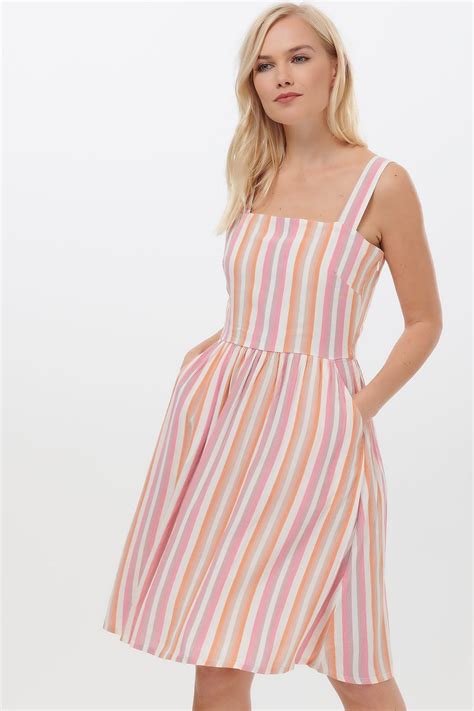 Queenie Ombre Stripe Sundress In 2021 Sundress Casual Denim Outfits Summer Stripes Outfit