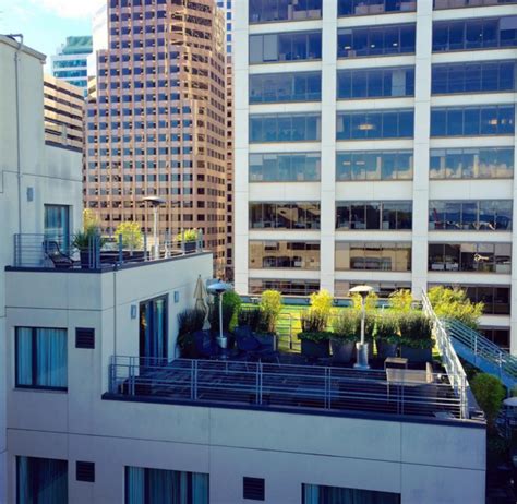 Sunshine On The Waterfront Terraces At San Franciscos Luxurious Hotel