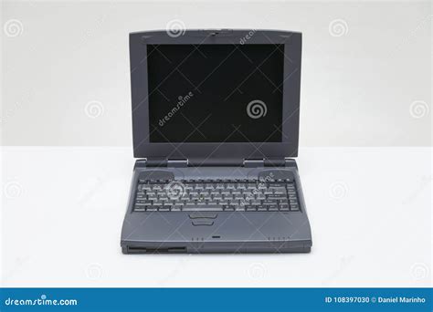 Old Chunky Laptop Stock Photo Image Of Retro Drive 108397030