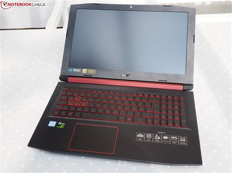 Acer Nitro 5 I7 8750h Gtx 1050 Ti Fhd Laptop Review Notebookcheck