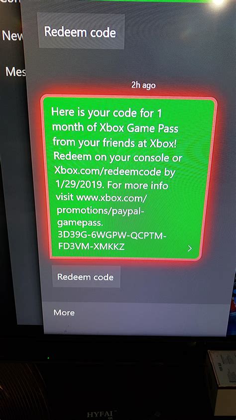 How To Redeem Game Pass Xbox One