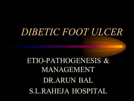 Diabetic Foot Disorders A Clinical Practice Guideline Revision