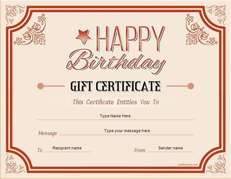 Not sure which lego model your. Birthday Gift Certificates | Gift certificate template ...