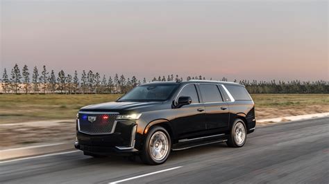 Armored Cadillac Escalade Doubles As A Leather Lined Bulletproof
