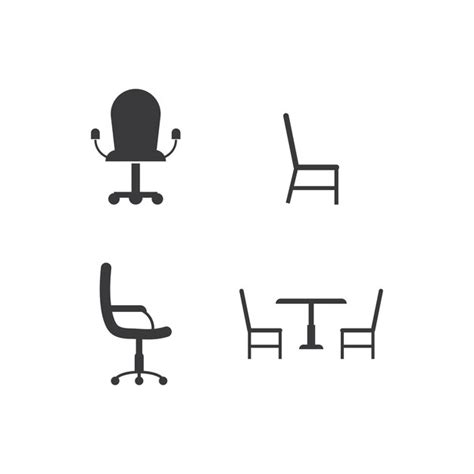 Premium Vector Office Chair Icon Vector Design