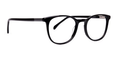 Simple Black Full Rim Round Glasses Buckley 1 Specscart ®