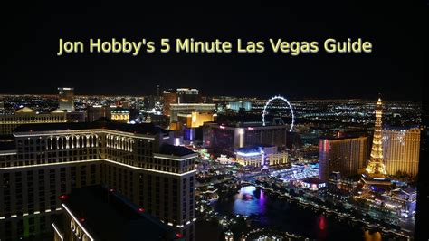 5 Minute Las Vegas Guide 2016 2017 Youtube