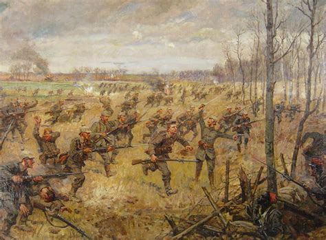 Charge Of The German Troops Ww1 History Military History Art Ww1