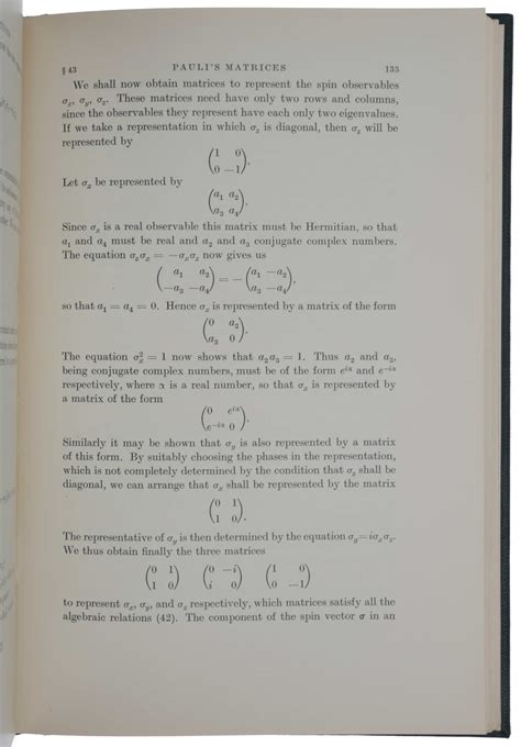 The Principles Of Quantum Mechanics Paul Dirac First Edition