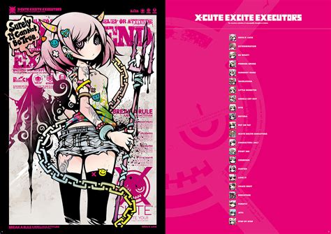 X CUTE EXCITE EXECUTORS 画集全ページ紹介 Project C K Official Blog