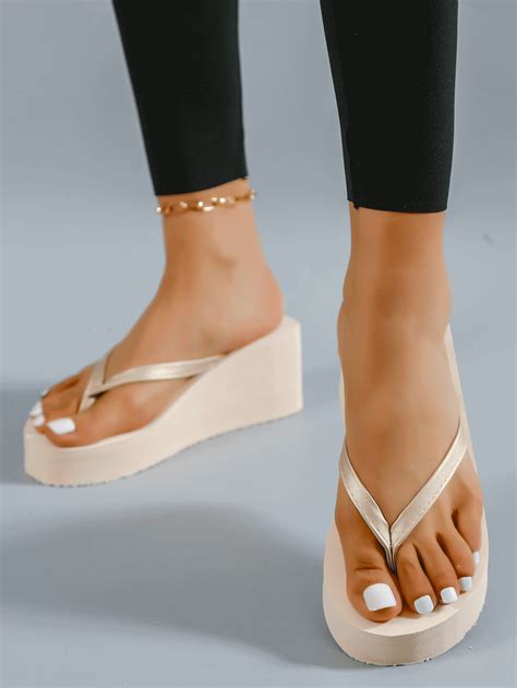 women minimalist flip flops fashion flip flops shein uk