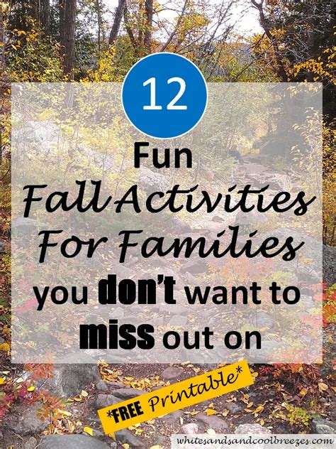 18 Fun Fall Activities For Families You Don T Want To Miss Out On White Sands And Cool Breezes