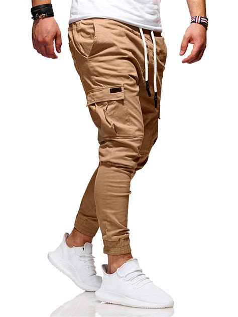 Mens Military Tactical Pants Casual Multi Pocket Cargo Pants Trousers