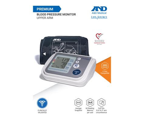 Blood Pressure Monitor Ua 767fam 4 Users 1 Unit Lifesource