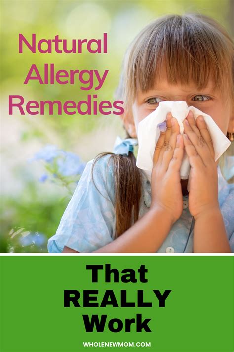 11 Natural Allergy Remedies That Really Work Whole New Mom In 2020