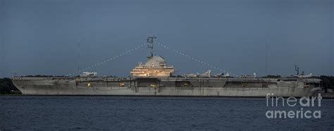 Uss Yorktown Aircraft Carrier At Patriots Point Naval And Maritime