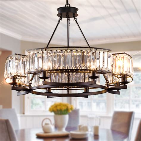 24 or smaller (306) 24 to 36 (325) 36 or larger (31) bulbs included. Luxury Contemporary Round Island Crystal Chandelier ...