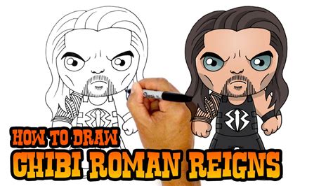 How To Draw Roman Reigns Step By Step