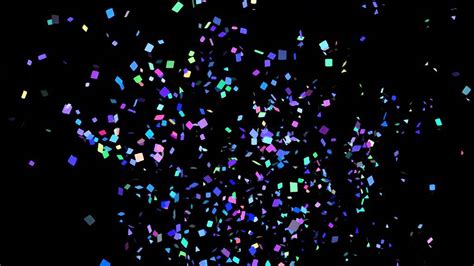 confetti on black background after effects youtube