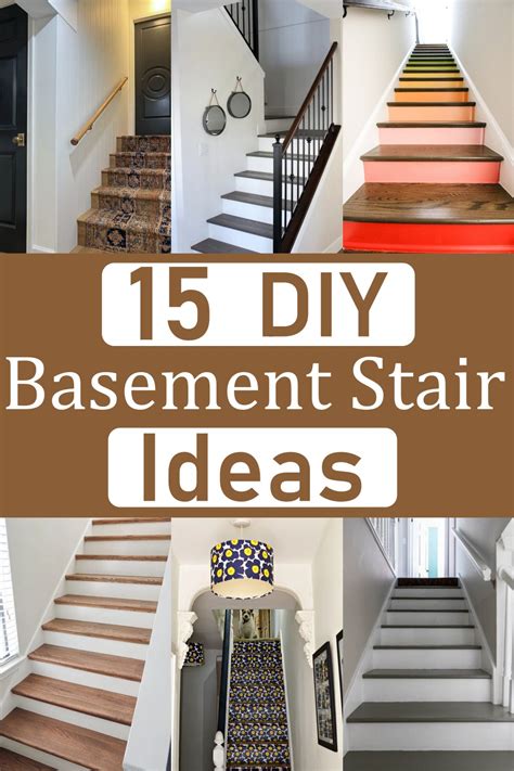 15 Diy Basement Stair Ideas For Your Home Diyscraftsy