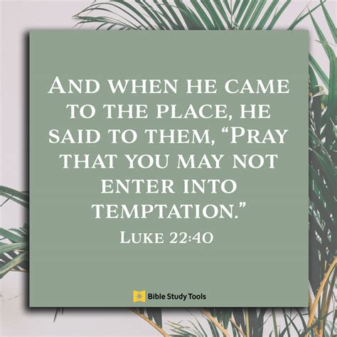The Key To Fighting Temptation Luke 2240 Your Daily Bible Verse