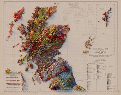Geological Map Of Great Britain Sheet 2 Maps On The Web