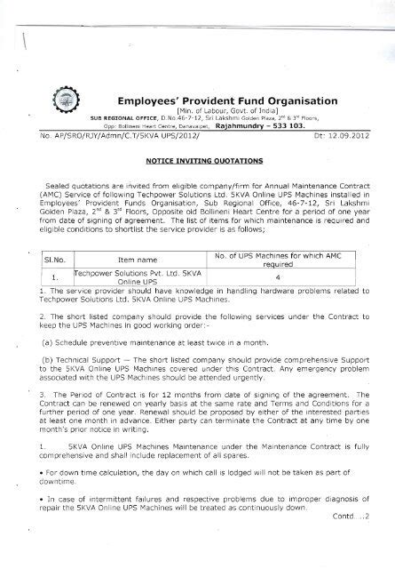 Employees Provident Fund Organisation Epfo