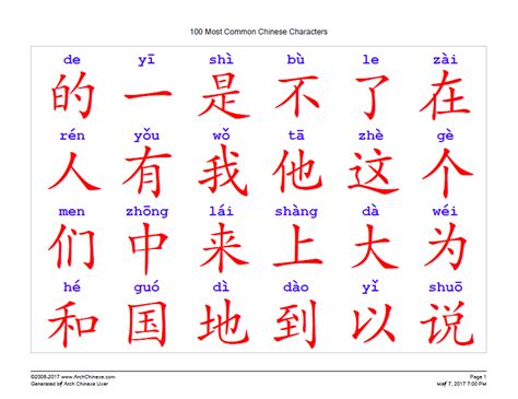 Read And Write Chinese Characters 读写汉字 学中文