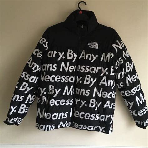 The North Face X Supreme Nuptse Jacket By Any Means Necessary In