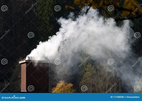 Smoking Chimney Of A House Stock Photo Image Of Architecture 17108008