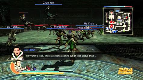 You need to make sure that both bases near your main camp don't fall, which will happen in the second part of the battle. Dynasty Warriors 8 (English) Shu Hypothetical Route Ep. 5 - YouTube