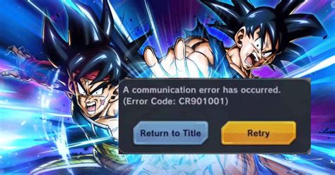 Dragon Ball Legends Error Code Cr Gossipfunda