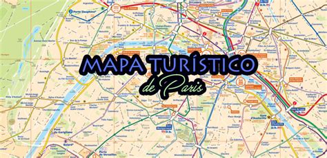 Mapa Turístico De Paris Para Imprimir Viajar Paris