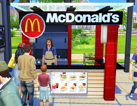 Sims 4 Mcdonalds Cc Mods And Lots All Free Fandomspot