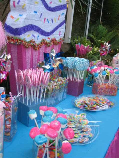 Pin By Jacqueline Seale On Rainbow Candy Birthday Candy Birthday Party Sweet 16 Birthday