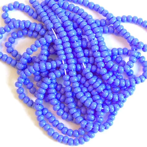 Opaque Light Blue 60 Czech Glass Seed Beads Preciosa 4mm Beads