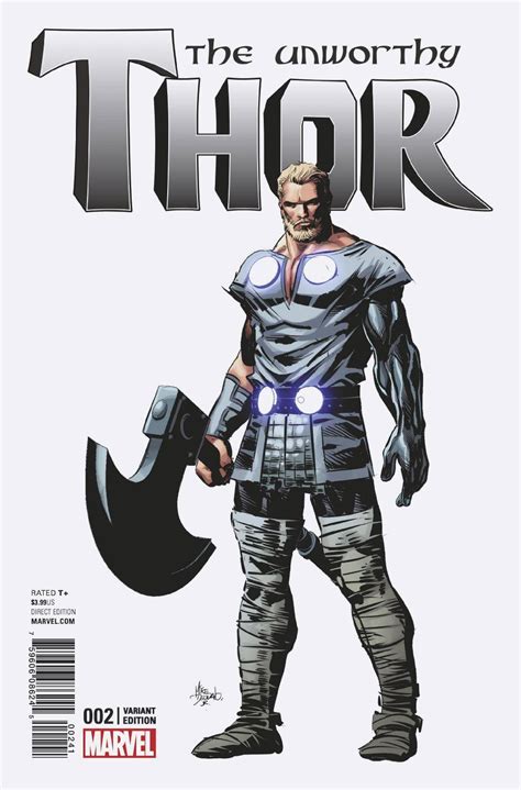 Unworthy Thor 2 Of 5 Deodato Teaser Variant Cover 1 In 10 Copies